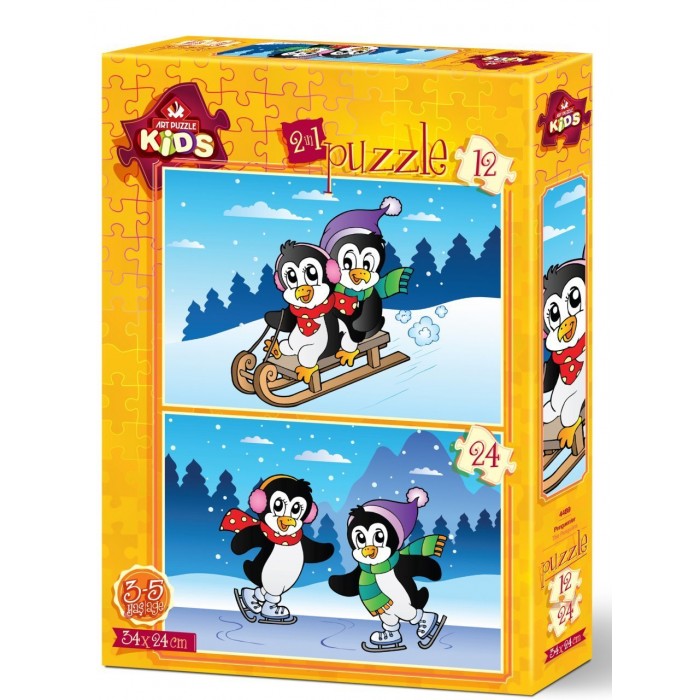   2 Puzzles - The Penguins