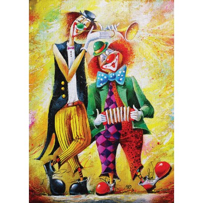 Puzzle Art-Puzzle-4182 Drôles de Clowns
