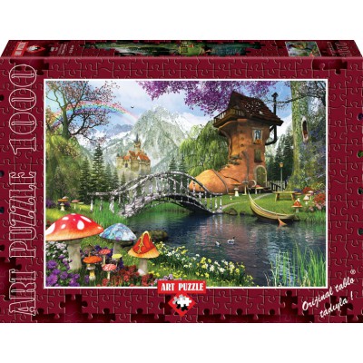 Puzzle Art-Puzzle-4467 La Vieille Maison de Chaussures