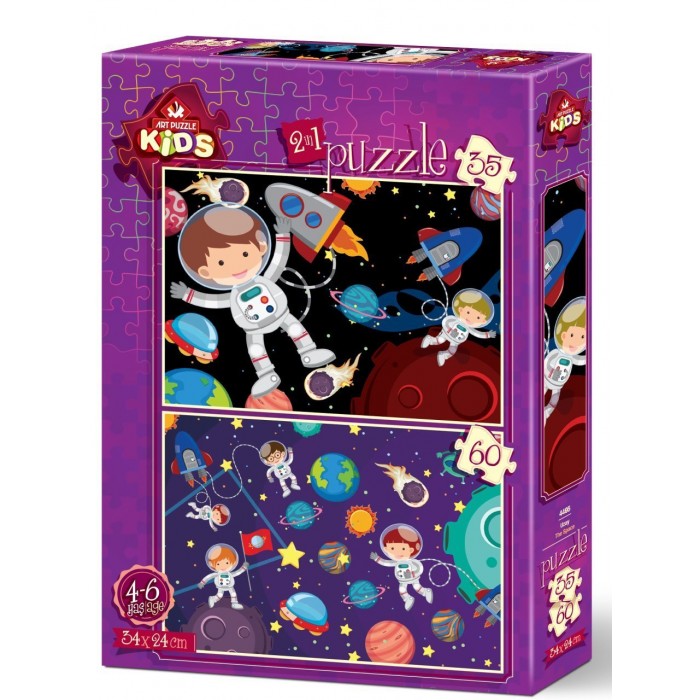  Art-Puzzle-4495 2 Puzzles - Espace