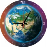  Art-Puzzle-5002 Puzzle Horloge - La Terre (Pile non fournie)