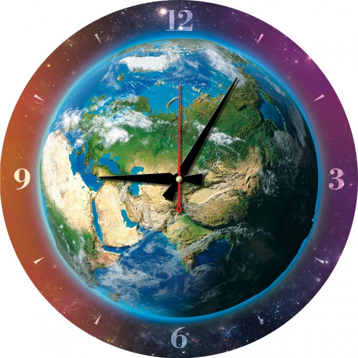  Art-Puzzle-5002 Puzzle Horloge - La Terre