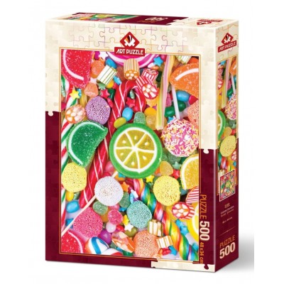 Puzzle Art-Puzzle-5101 Bonbons Colorés