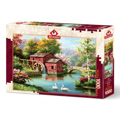 Puzzle Art-Puzzle-5188 Vieux Moulin Rouge