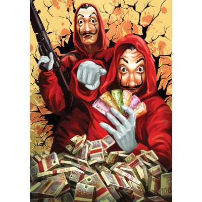 Puzzle Art-Puzzle-5195 Le Plan Parfait - La Casa de Pappel