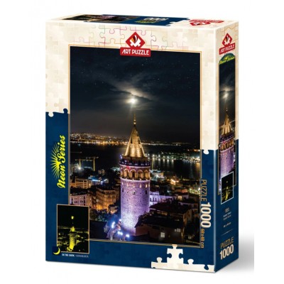 Art-Puzzle-5241 Neon Puzzle - Tour de Galata