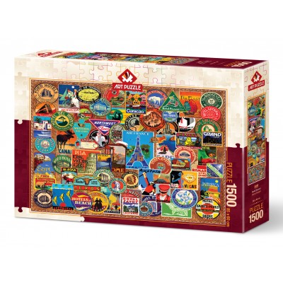 Puzzle Art-Puzzle-5408 Voyageurs du Monde
