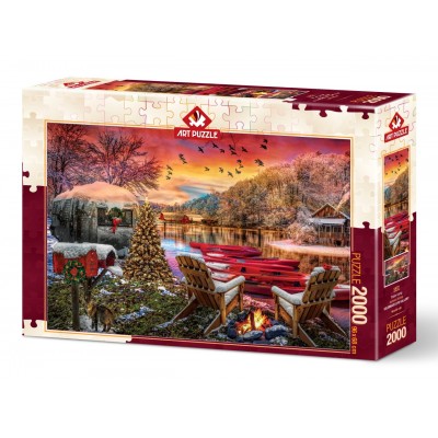 Puzzle Art-Puzzle-5472 Camp de Caravanes