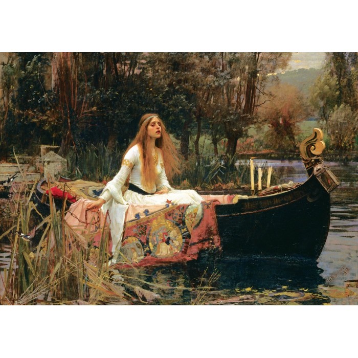 Puzzle  Art-Puzzle-5478 John William Waterhouse - The Lady of Shalott, 1888