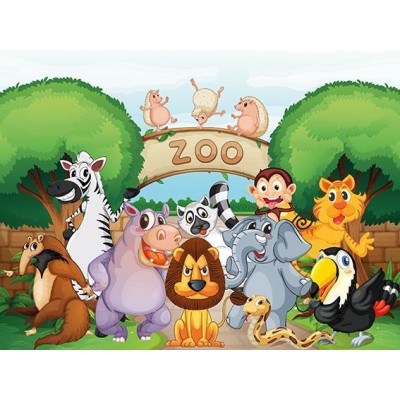 Art-Puzzle-5900 Puzzle en Bois - Zoo