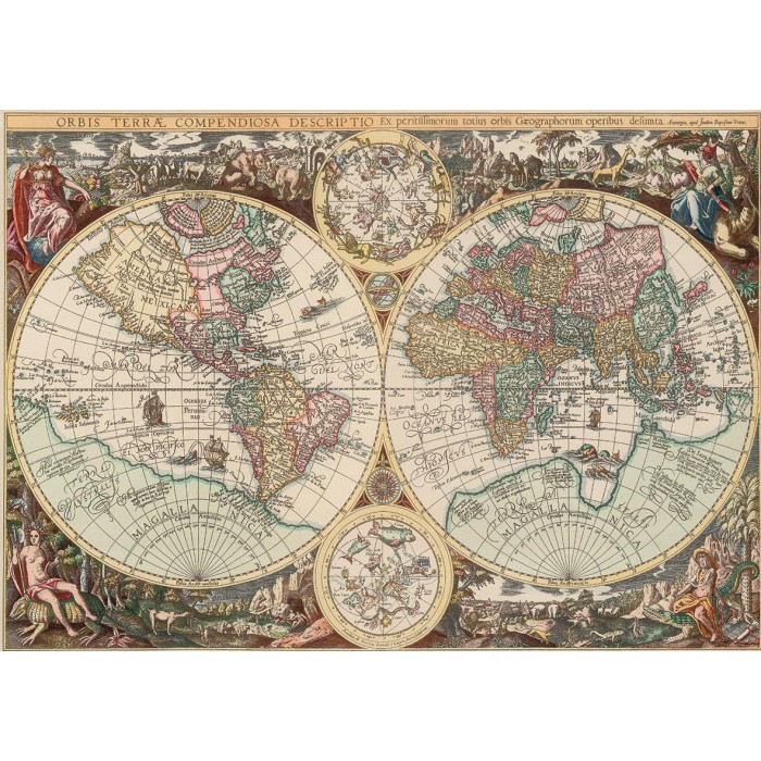 Puzzle   Carte du Monde Antique