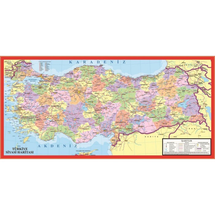 Puzzle   Carte politique de la Turquie