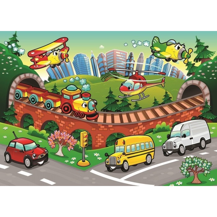 Puzzle   Pièces XXL - Trafic