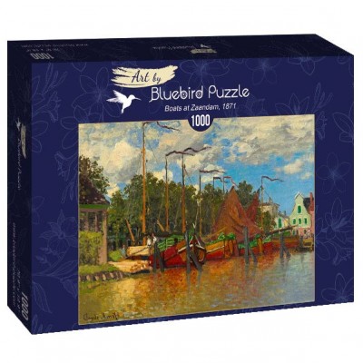 Puzzle Art-by-Bluebird-60031 Claude Monet - Boats at Zaandam, 1871