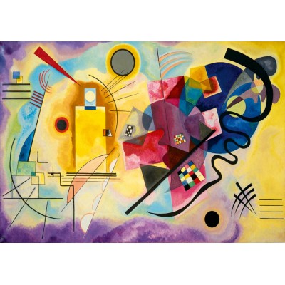 Puzzle Art-by-Bluebird-60036 Kandinsky - Gelb-Rot-Blau, 1925