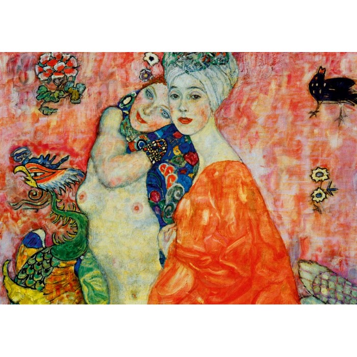 Puzzle  Art-by-Bluebird-60061 Gustave Klimt - The Women Friends, 1917