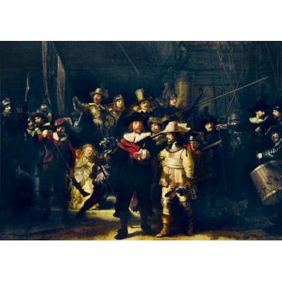 Puzzle Art-by-Bluebird-60078 Rembrandt - The Night Watch, 1642