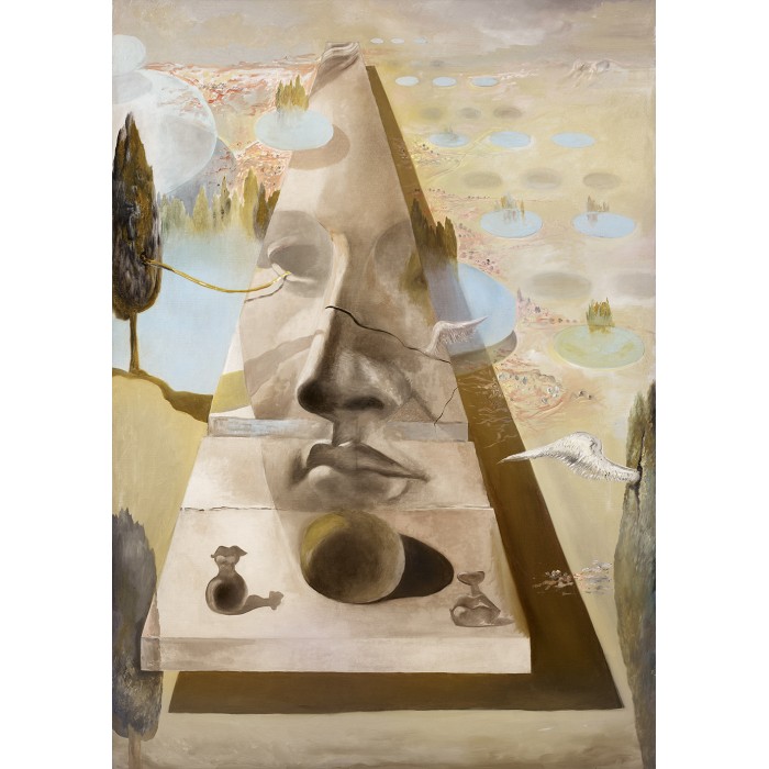 Salvador Dalí - Apparition of the Visage of Aphrodite of Cnidos in a Landscape, c. 1981