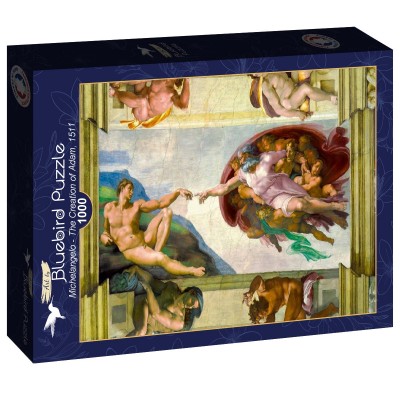 Puzzle Art-by-Bluebird-F-60248 Michelangelo - The Creation of Adam, 1511