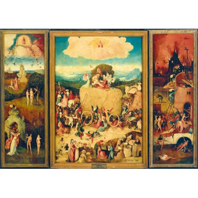 Puzzle Art-by-Bluebird-F-60254 Bosch - The Haywain Triptych