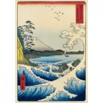 Puzzle  Art-by-Bluebird-F-60308 Utagawa Hiroshige - The Sea at Satta, Suruga Province, 1859