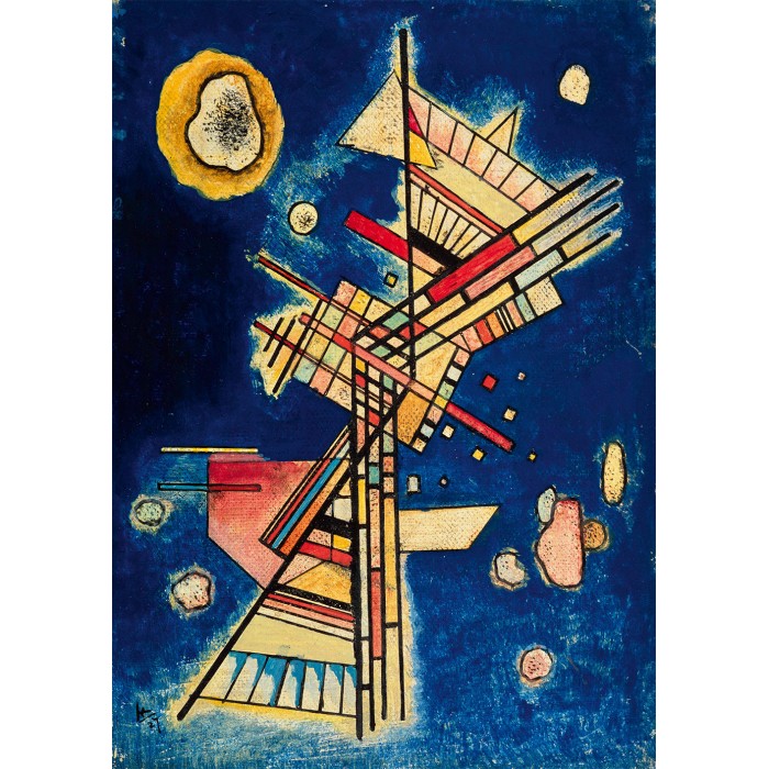 Puzzle  Art-by-Bluebird-F-60320 Vassily Kandinsky - Dunkle Kühle (Fraîcheur sombre), 1927