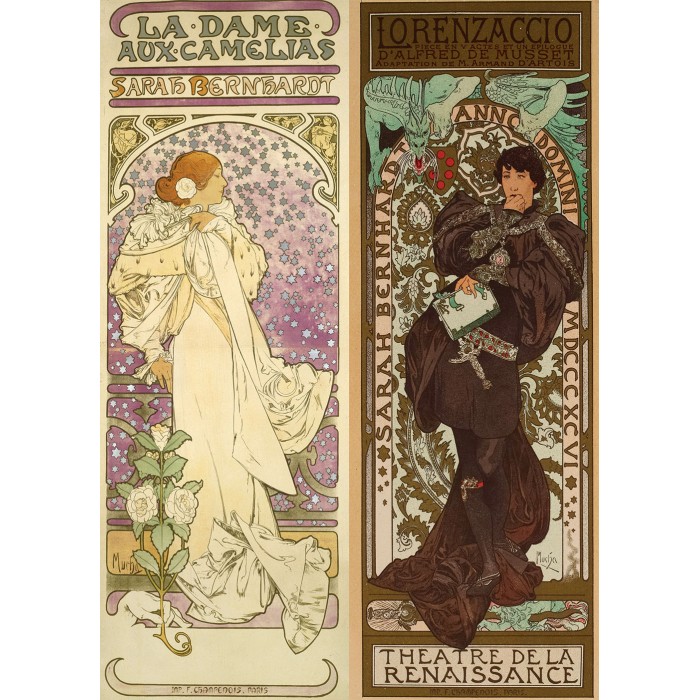 Alfons Mucha - Collage