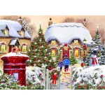 Puzzle  Bluebird-Puzzle-70076 Winter Cottage