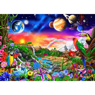 Puzzle Bluebird-Puzzle-70504-P Cosmic Paradise