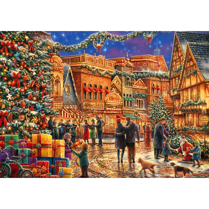 Puzzle   Christmas at the Town Square