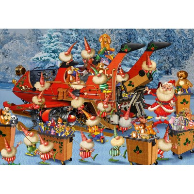Puzzle Bluebird-Puzzle-F-90035 Ready for Christmas Delivery Season