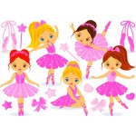 Puzzle  Bluebird-Puzzle-F-90079 Little Ballerinas