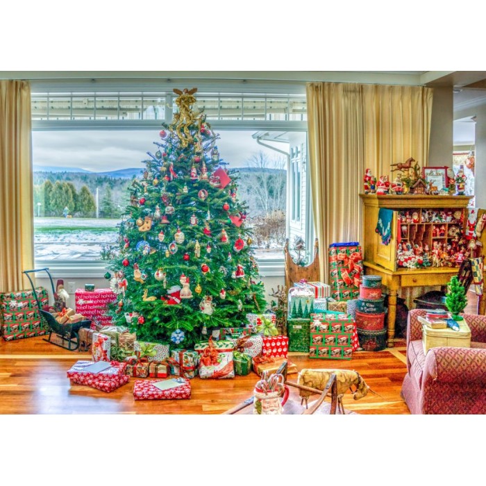 Puzzle  Bluebird-Puzzle-F-90102 Christmas at Home - Interior