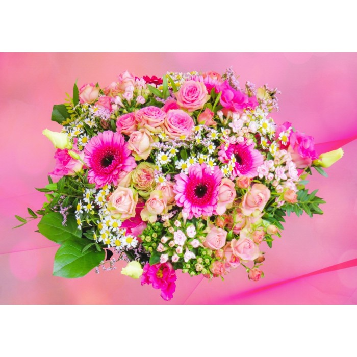 Pink Bouquet of Roses