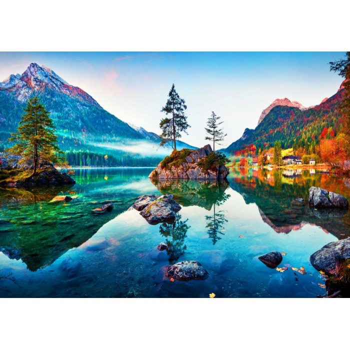 Puzzle  Bluebird-Puzzle-F-90255 Hintersee Lake, Germany