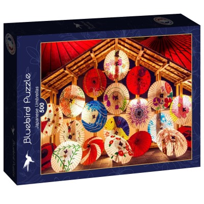 Puzzle Bluebird-Puzzle-F-90339 Japanese Umbrellas