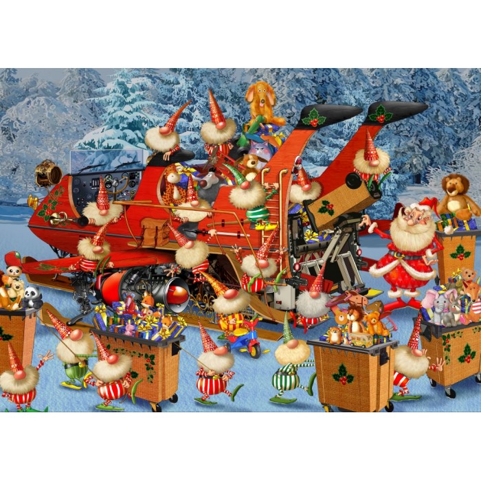 Puzzle  Bluebird-Puzzle-F-90407 Ready for Christmas Delivery Season