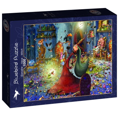 Puzzle Bluebird-Puzzle-F-90430 François Ruyer - La Sorcière à la Baguette Magique