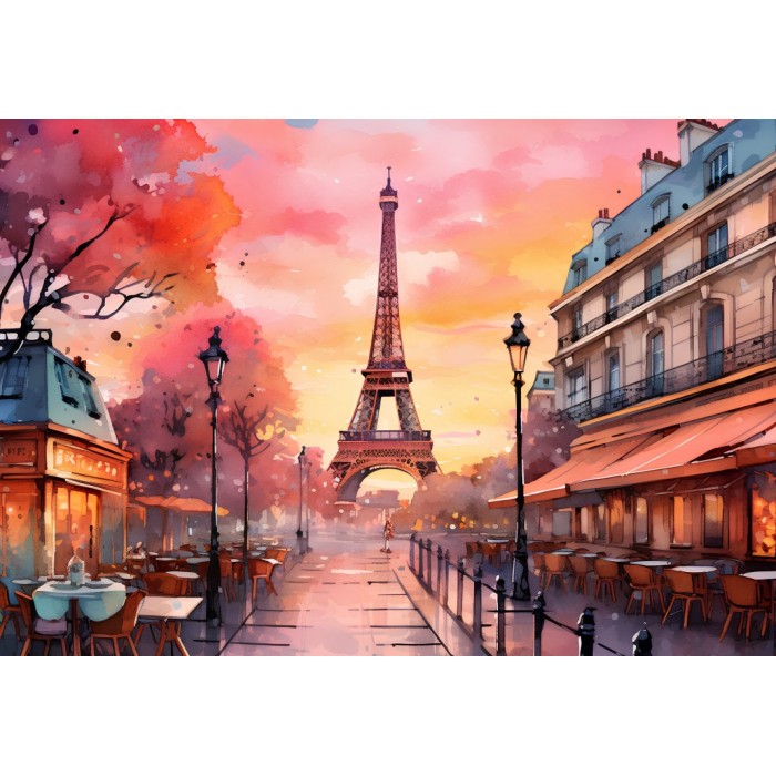 Puzzle  Bluebird-Puzzle-F-90544 Paris et la Grande Dame