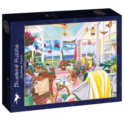 Puzzle Bluebird-Puzzle-F-90740 Summer Porch