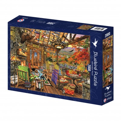 Puzzle Bluebird-Puzzle-F-90754 Adirondack Porch