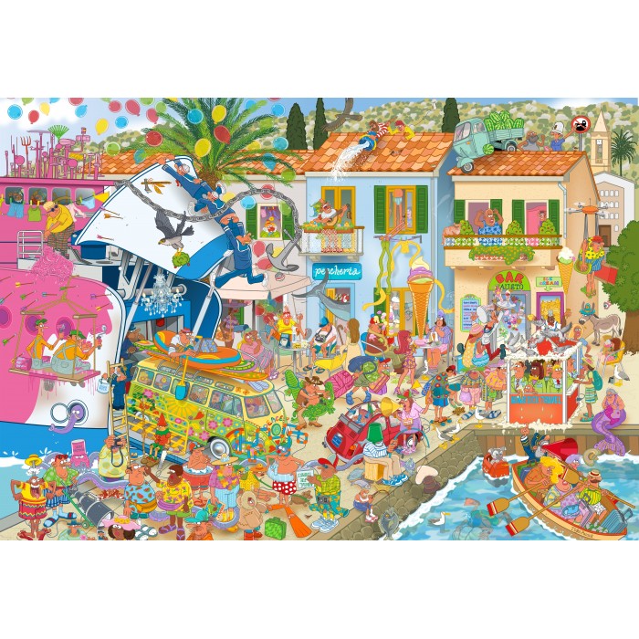 Puzzle  Bluebird-Puzzle-F-90782 Harbour Hilarity