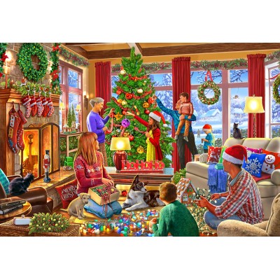 Puzzle Bluebird-Puzzle-F-90794 Christmas Decorating