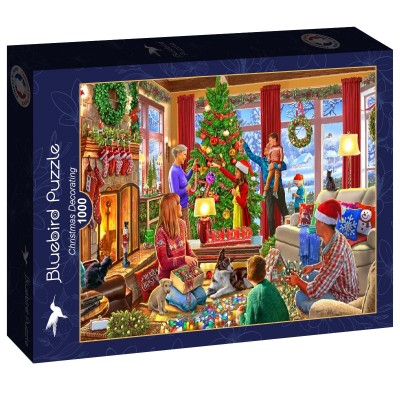 Puzzle Bluebird-Puzzle-F-90794 Christmas Decorating