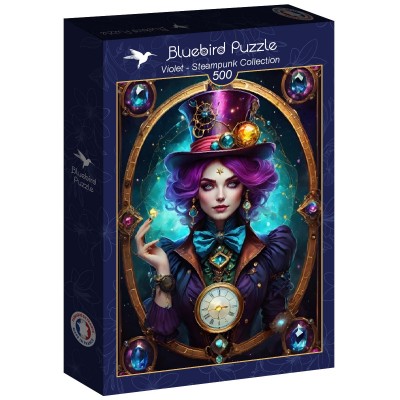 Puzzle Bluebird-Puzzle-F-90826 Violet - Steampunk Collection