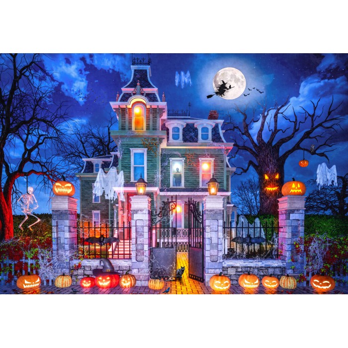 Puzzle Bluebird-Puzzle-F-90829 The Halloween House