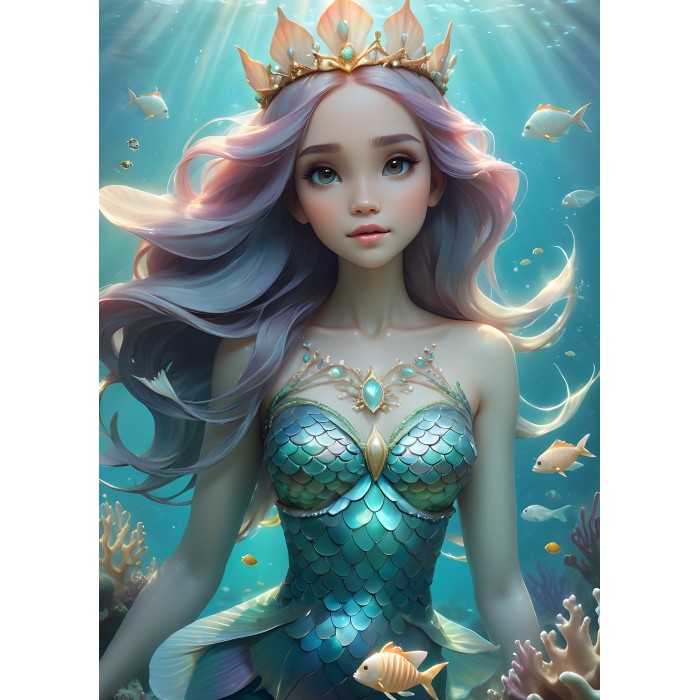 Puzzle  Bluebird-Puzzle-F-90831 Beautiful Mermaid