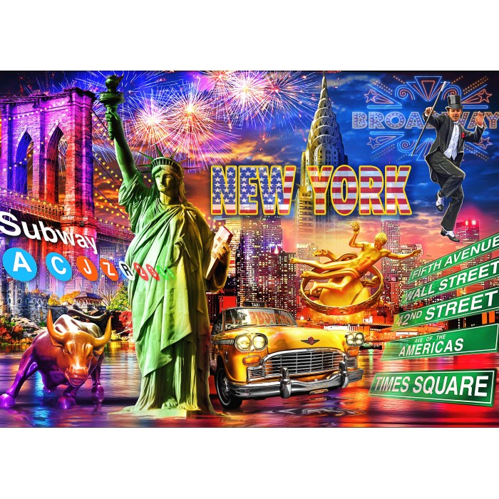 Puzzle  Bluebird-Puzzle-F-90872 New York