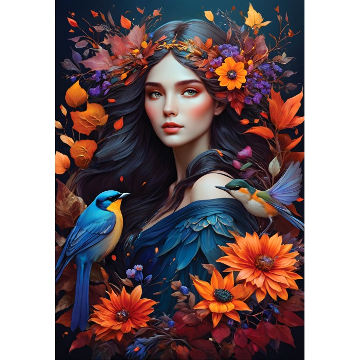 Puzzle  Bluebird-Puzzle-F-90900 Meliae - Soul of Nature Collection