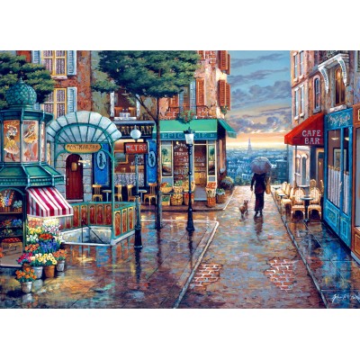 Puzzle Bluebird-Puzzle-F-90902 Rainy Day Stroll